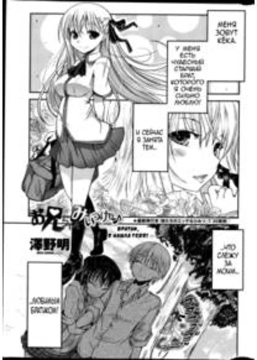 Я нашла тебя, братик! (Oniichan mitsuketa!)